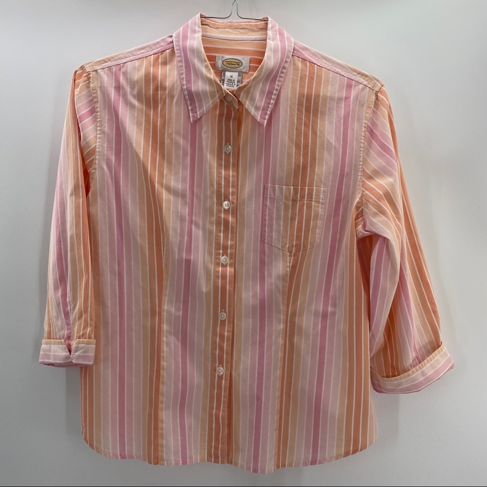 Talbots blouse 3/4 sleeve size M